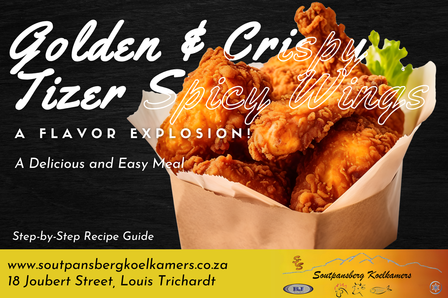 Golden & Crispy Tizer Spicy Wings Soutpansberg Koelkamers